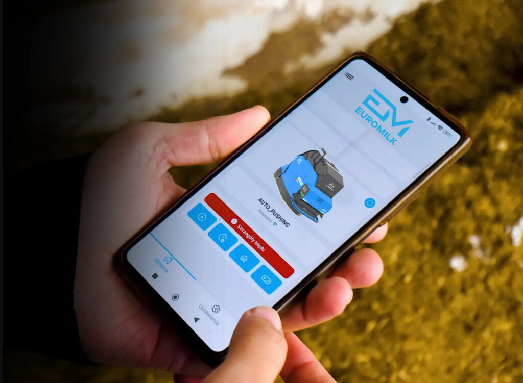 Sterowanie za pomocą dedykowanej aplikacji mobilnej