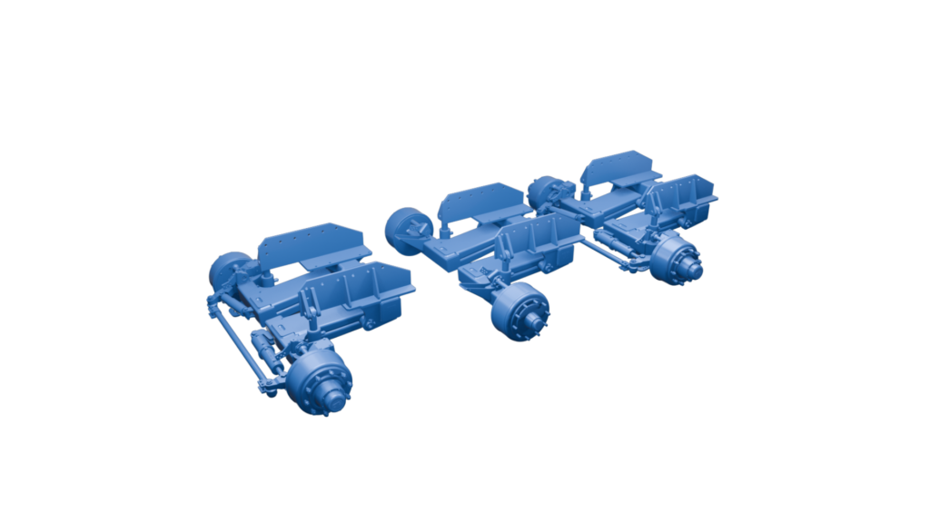 Tridem hydrauliczny EM Drive skręt nadążny